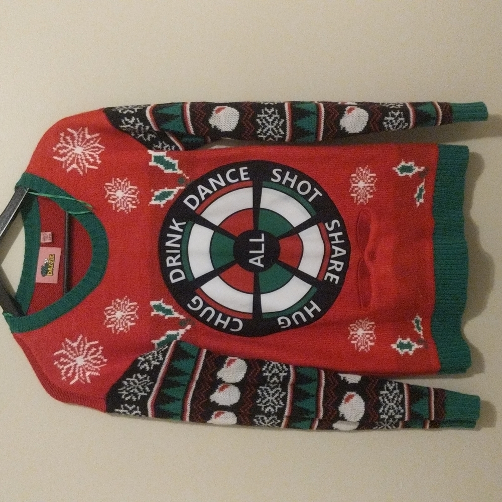 Christmas drinking sweater